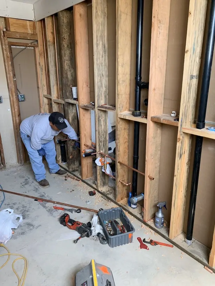 Commercial rough-in plumbing for Gas Line Repair in Sears Corners
